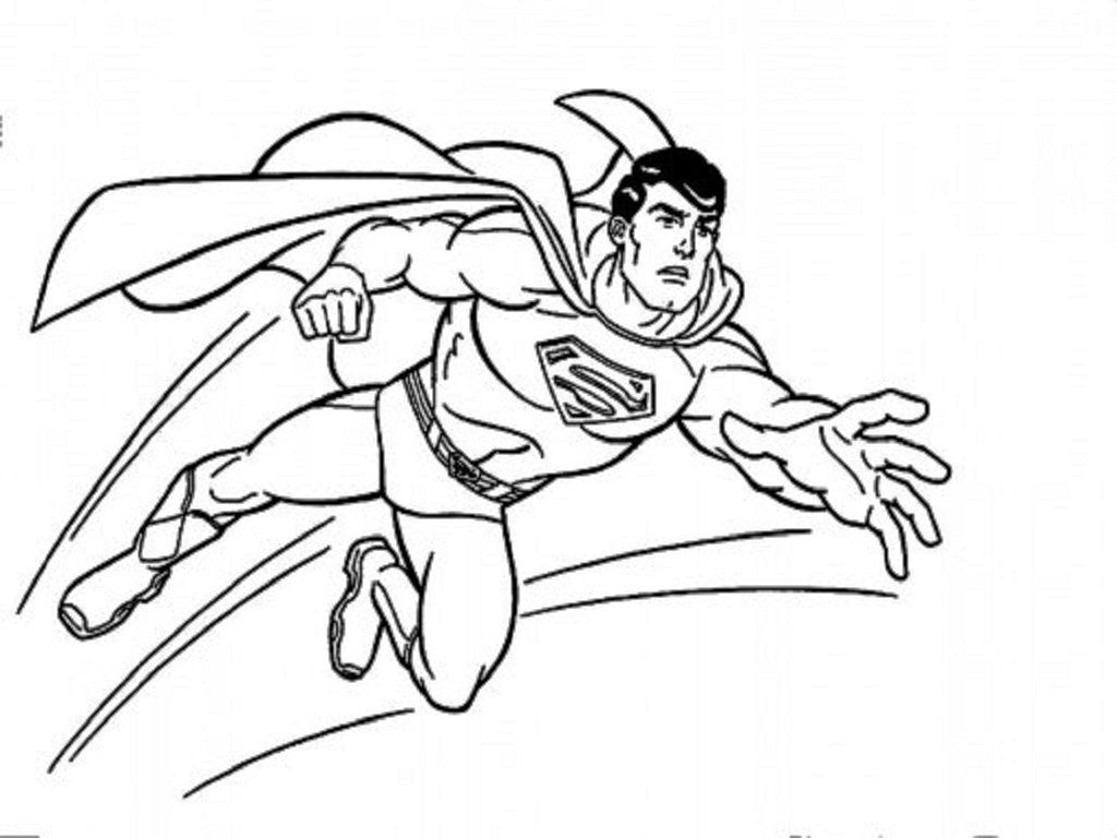 Print Superman Coloring Pages - Coloring Pages