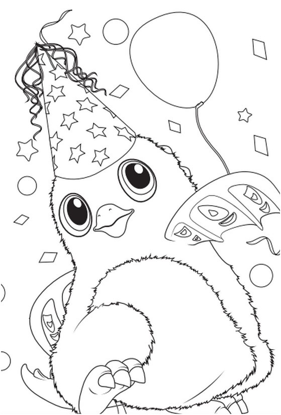 Coloring Pages Hatchimals - Morning Kids