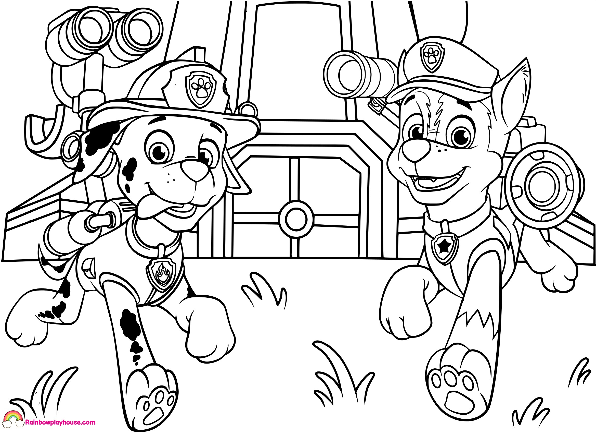 Coloring Books : Of Chase From Paw Patrol Hanna Karlzon Magical ...