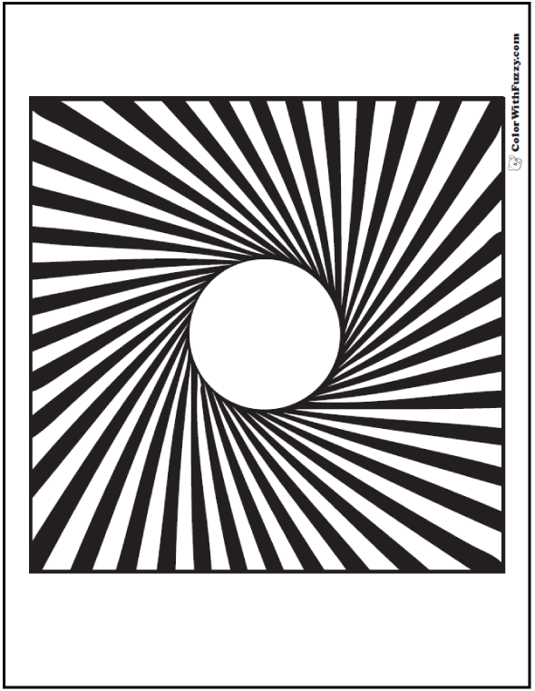 Geometrical - Coloring Pages for Kids and for Adults