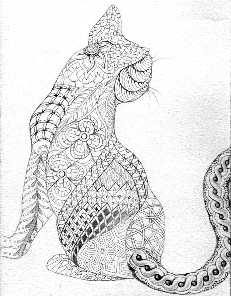 Cats With Hands Coloring Page - Coloring Pages For All Ages