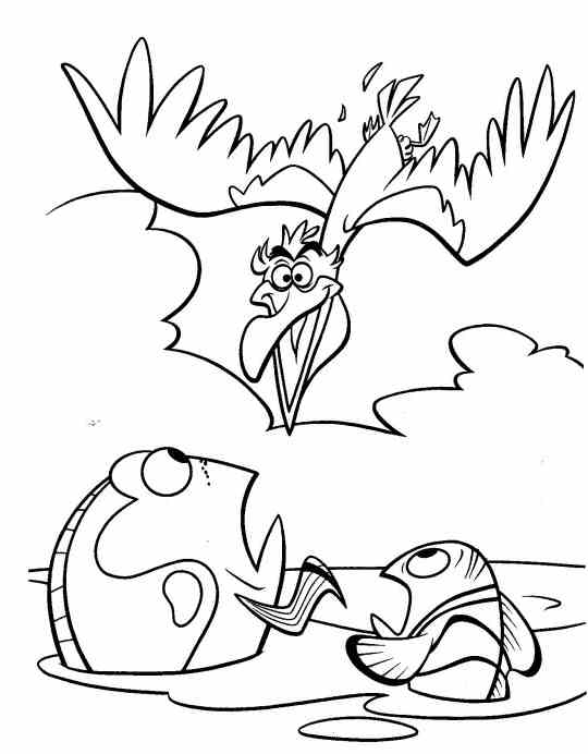 Finding Nemo To Print - Coloring Pages for Kids and for Adults