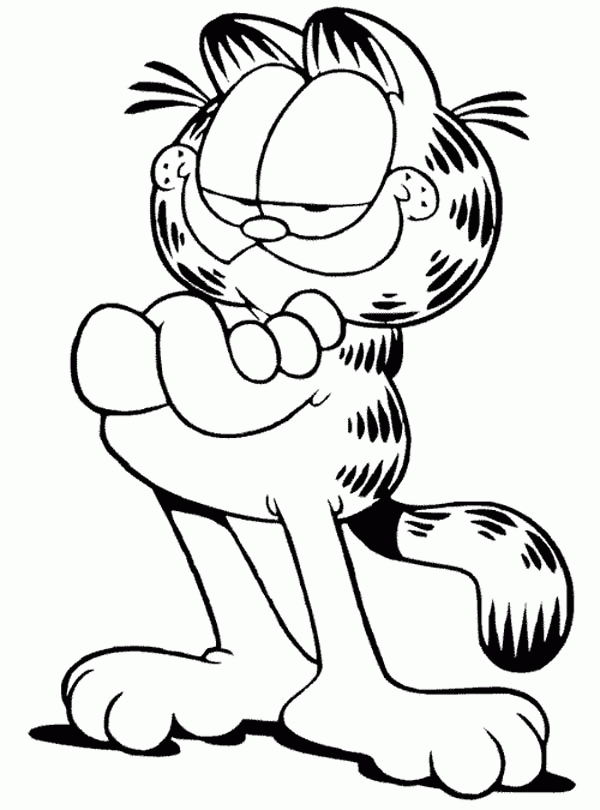Garfield Coloring Pages - Coloring Page