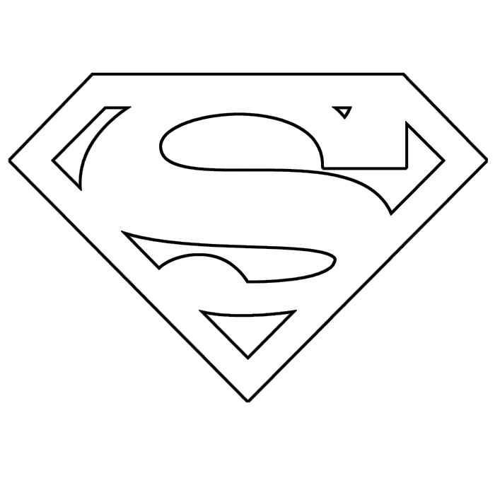 Free Download Superman Logo Coloring Pages - Toyolaenergy.com