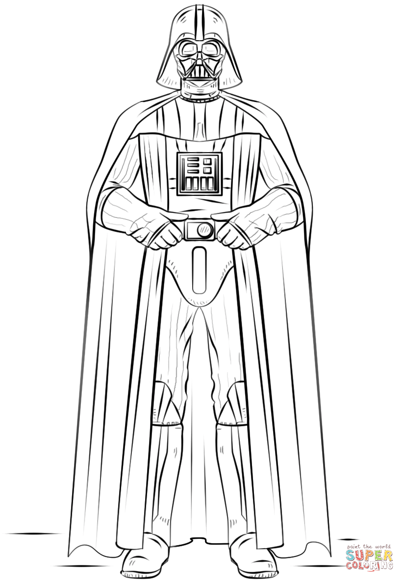 Darth Vader coloring page | Free Printable Coloring Pages