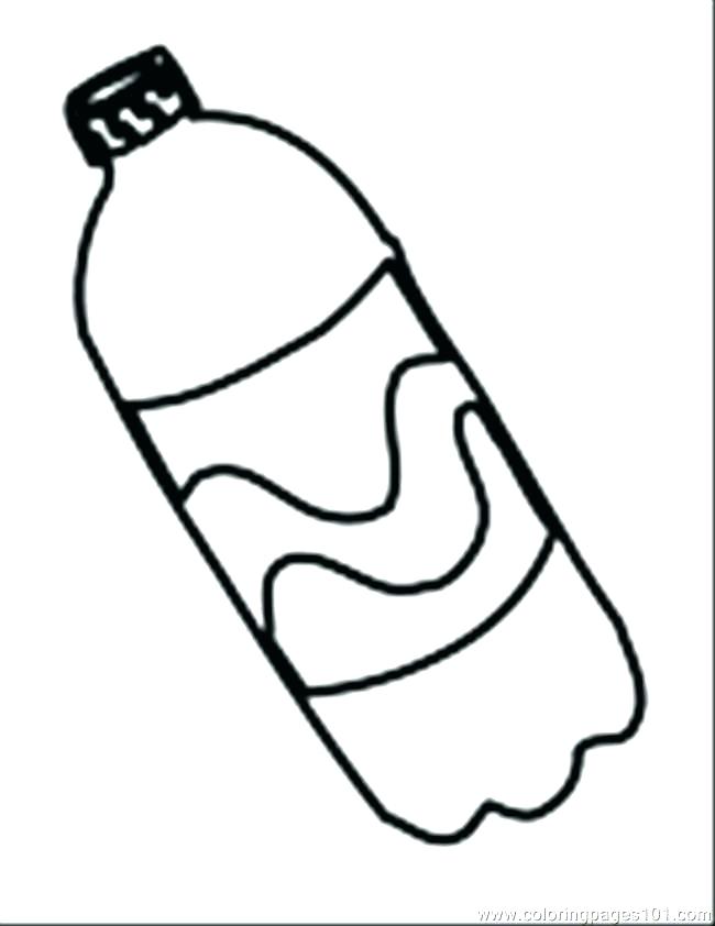 Soda Bottle Coloring Page at GetDrawings | Free download