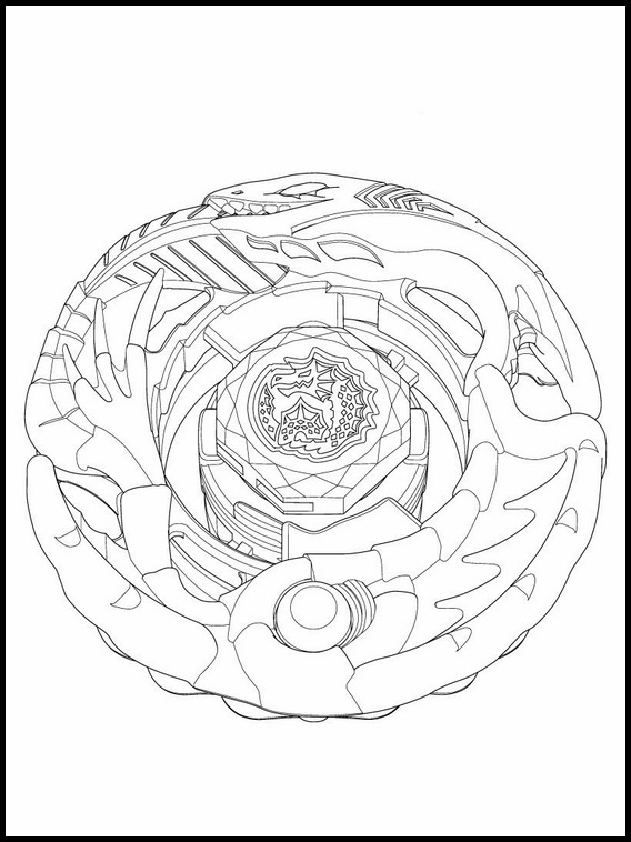 Beyblade Burst Coloring Pages 25