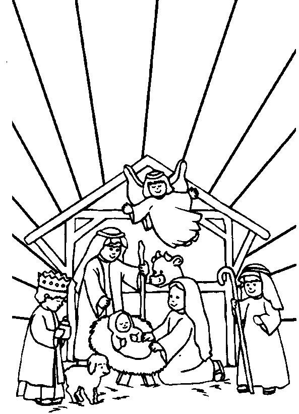 Pictures Of Baby Jesus In A Manger - Cliparts.co