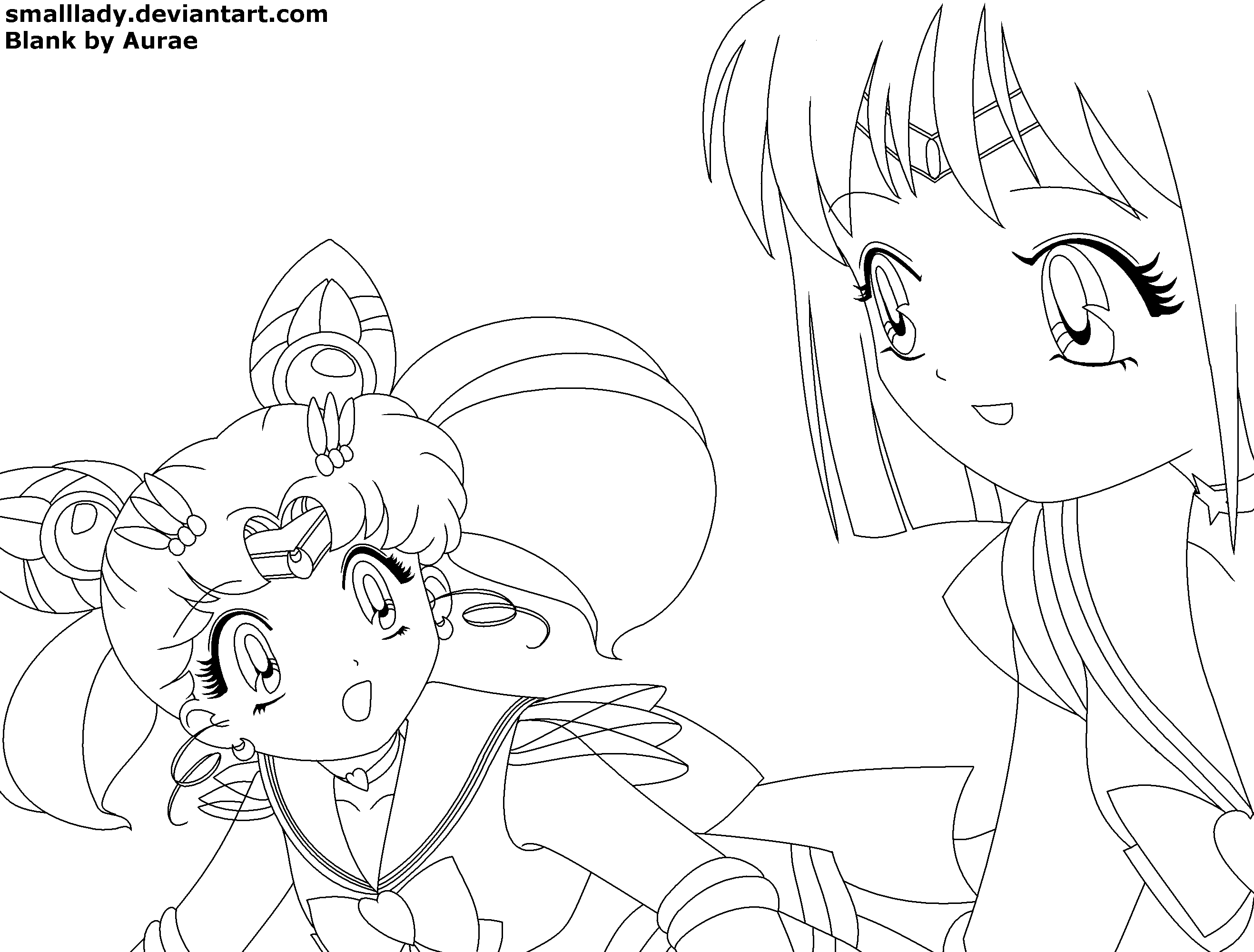 Sailor Saturn Coloring Pages