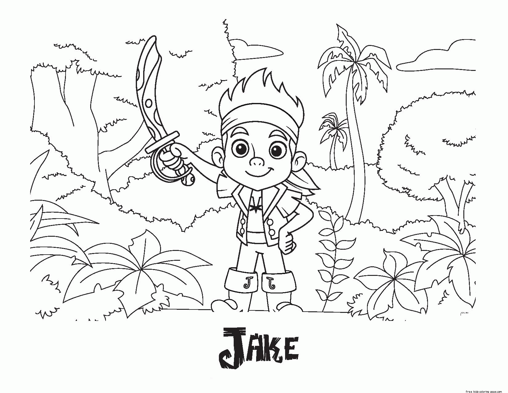 Jake And The Neverland Coloring Pages | Resume Format Download Pdf