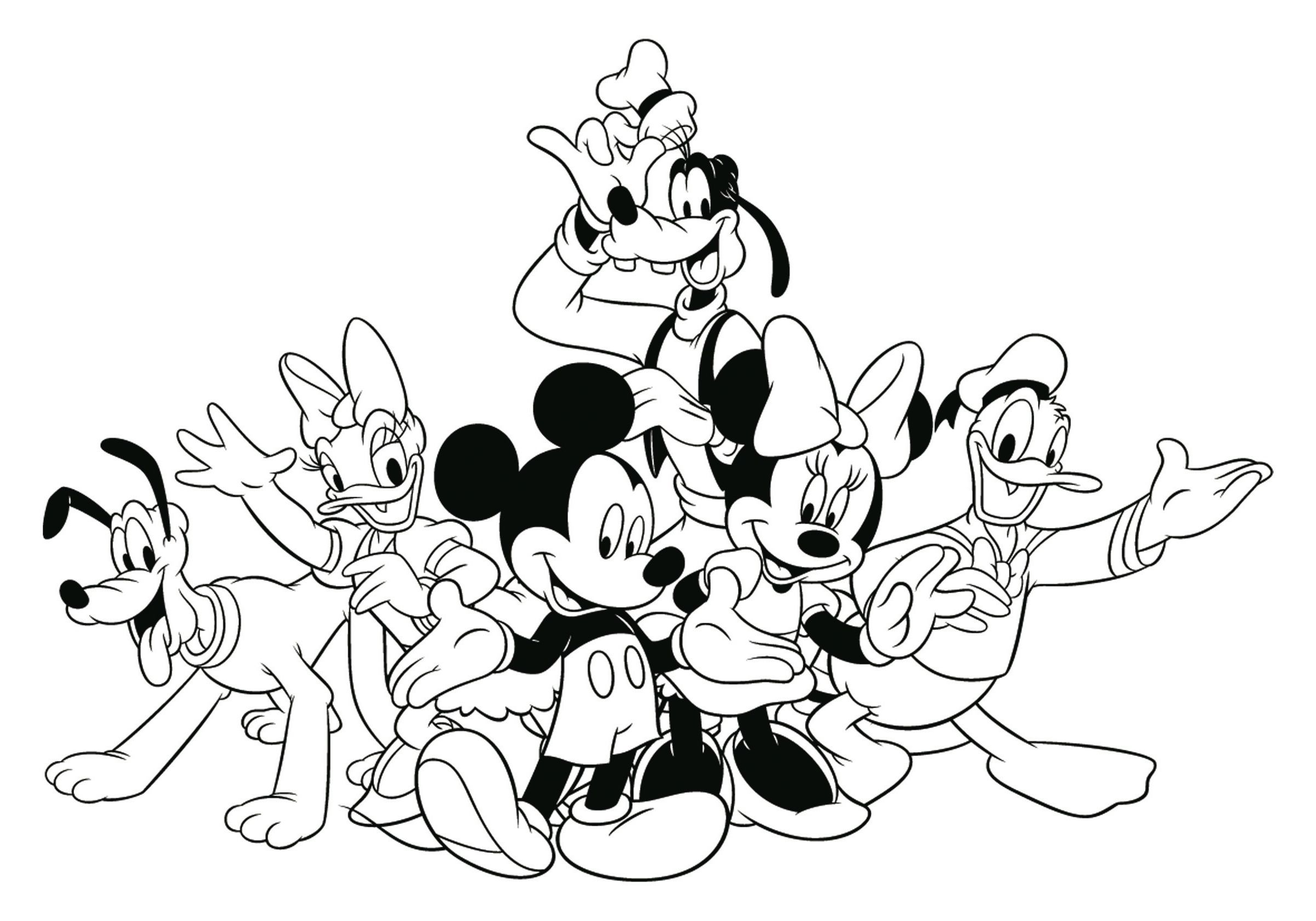 13 Free Pictures for: Mickey Mouse Coloring Pages. Temoon.us
