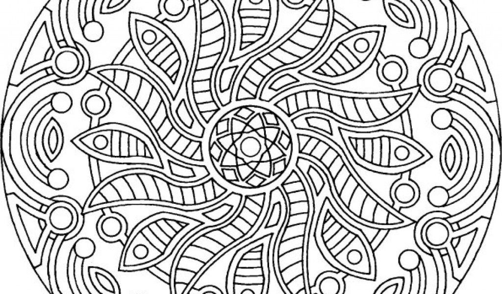 Printable Mandalas Coloring Pages Adults - Colorine.net | #5948