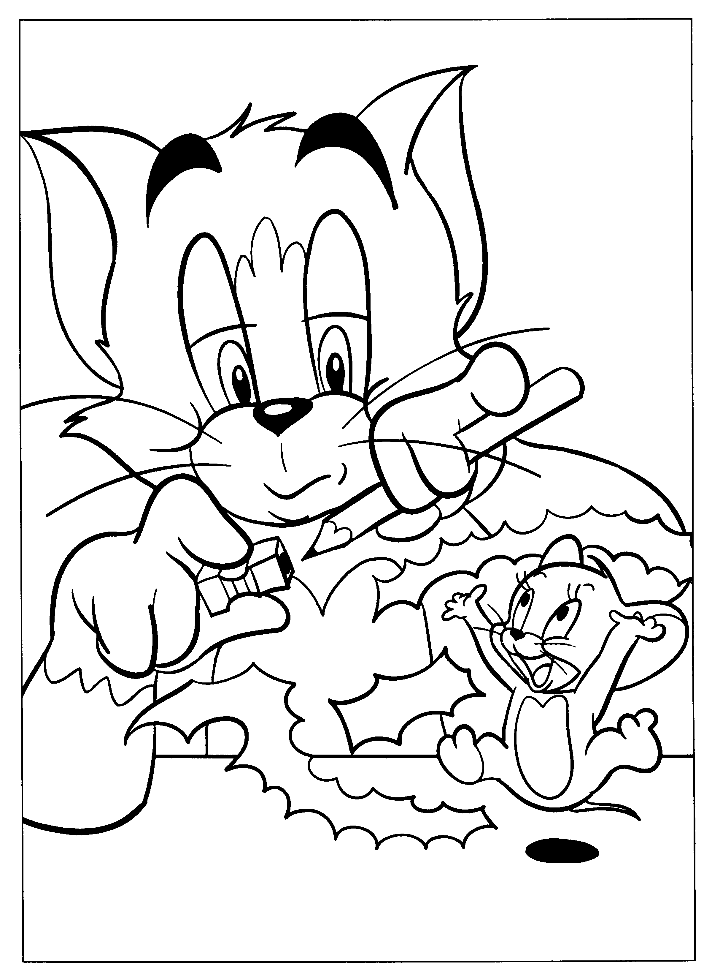 Coloring Page - Tom and jerry coloring pages 5