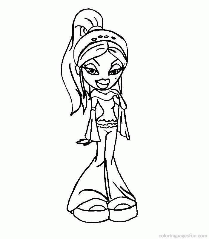 Bratz Coloring Pages 8 | Free Printable Coloring Pages