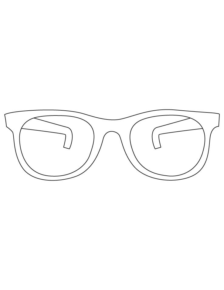 Coloring Pages Sunglasses | Alfa Coloring PagesAlfa Coloring Pages