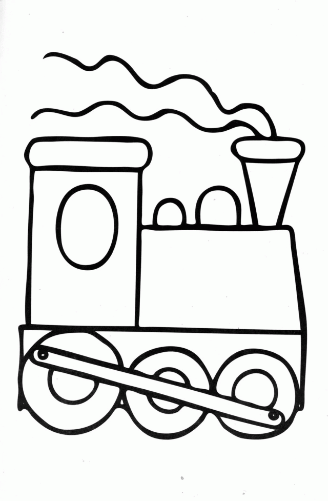 Cartoon Train Printable Coloring Pages Coloring Pages 170741 Train