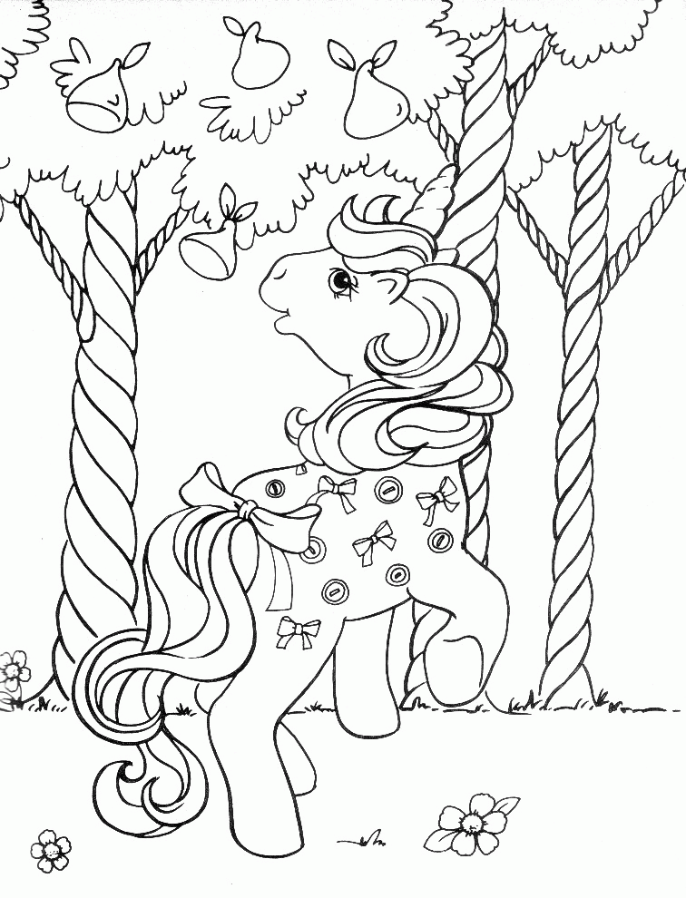 Series My Little Pony print coloring pages. 8