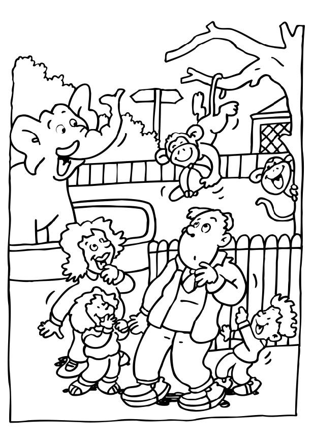Coloring Pages Of Zoo Animals #2352 Disney Coloring Book Res