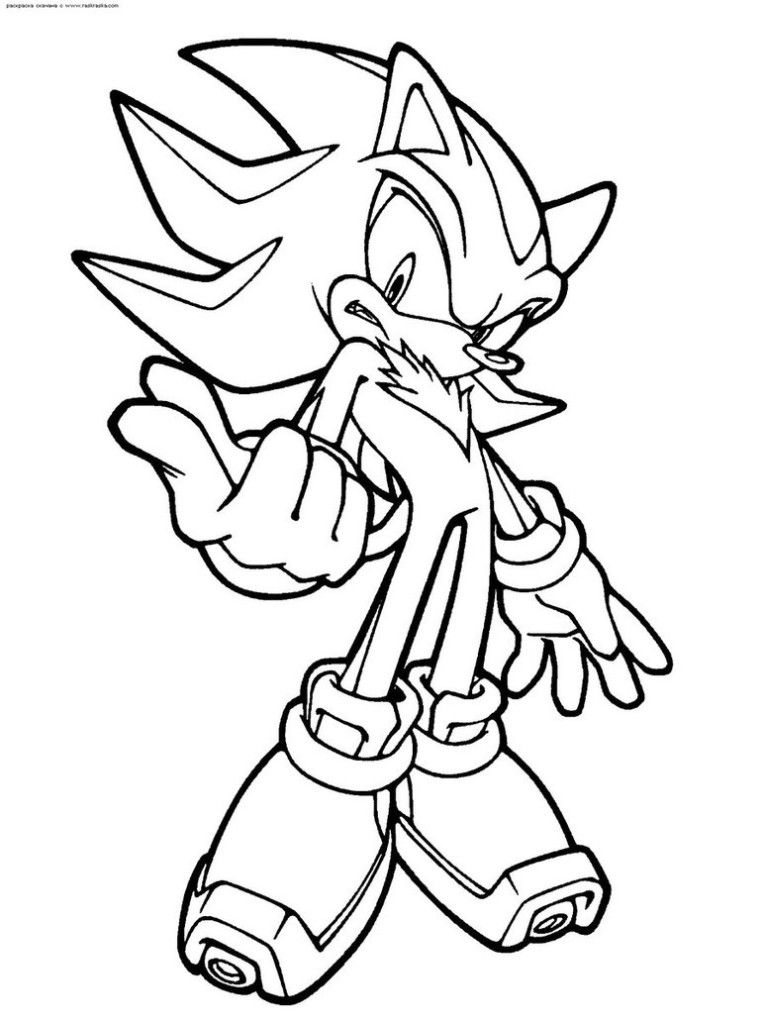 Inspirational Shadow The Hedgehog Coloring Page By Scourgexnazo