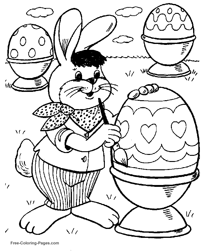 Easter Coloring Pages 16 Of 27 | Cartoon Coloring Pages