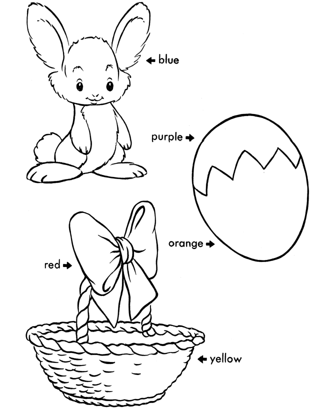 Easter Egg Coloring Pages | BlueBonkers - Learn to Color coloring