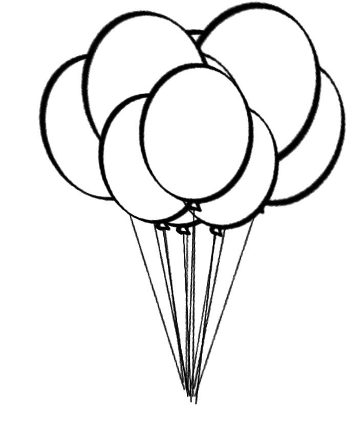 Balloon Coloring Pages Car Pictures