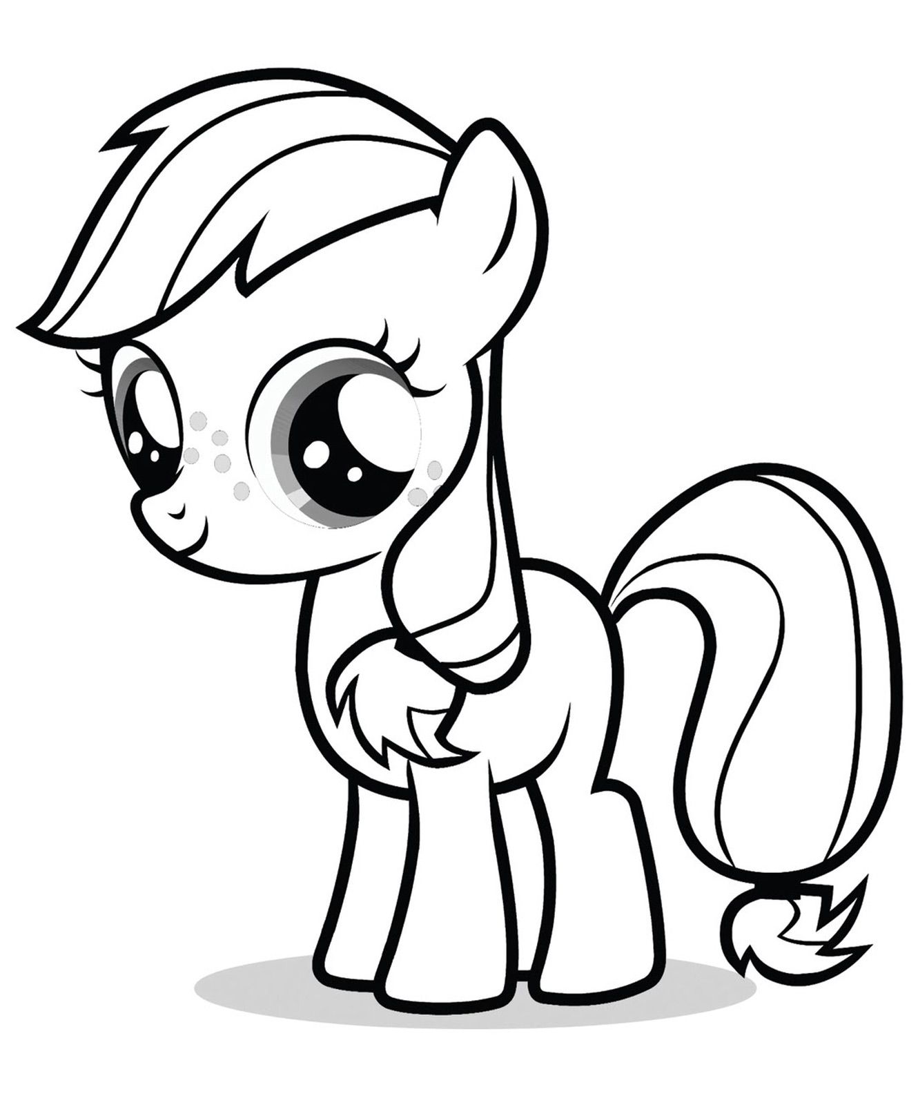 Adorable Pony Coloring Pages - Coloring Pages For All Ages