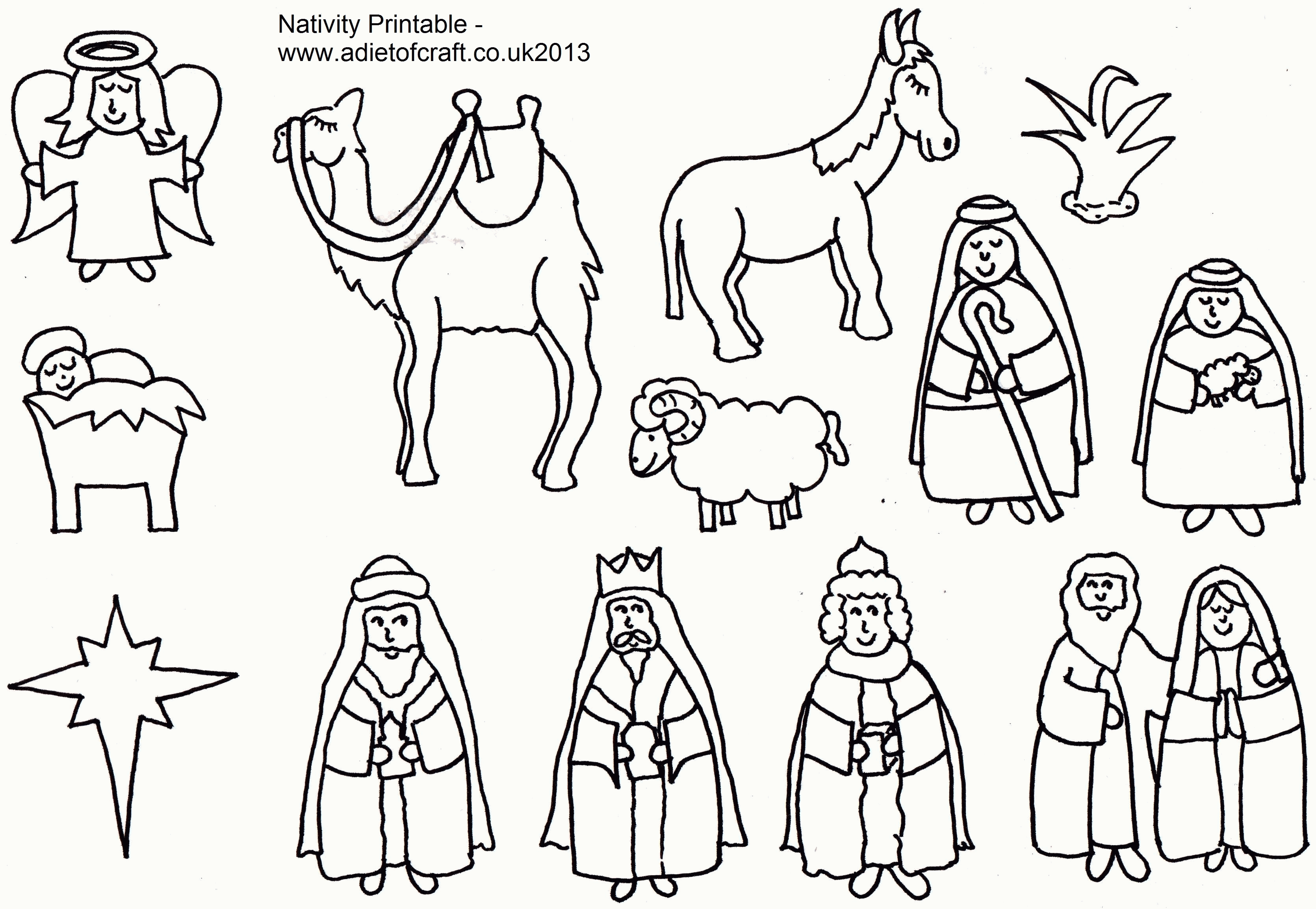 Nativity Coloring Pages (18 Pictures) - Colorine.net | 8268