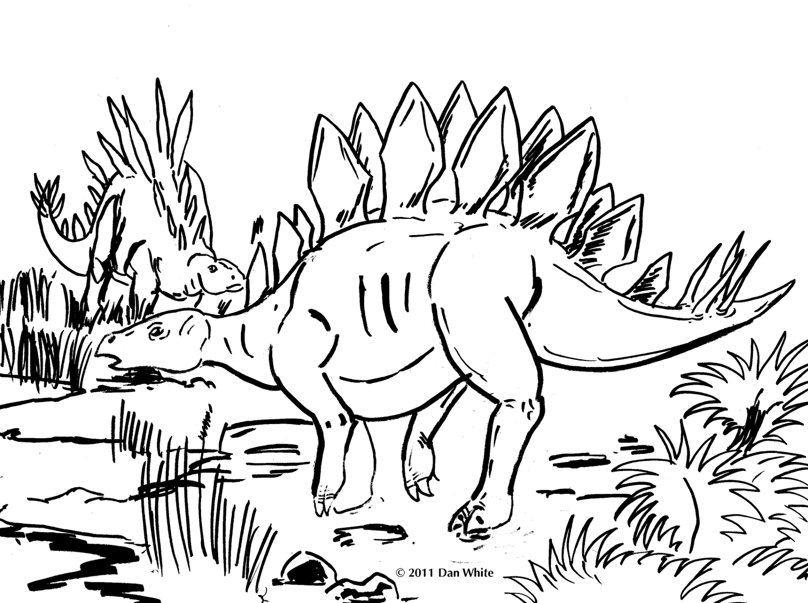 dinosaur coloring pages for kids printable. top 25 free printable ...