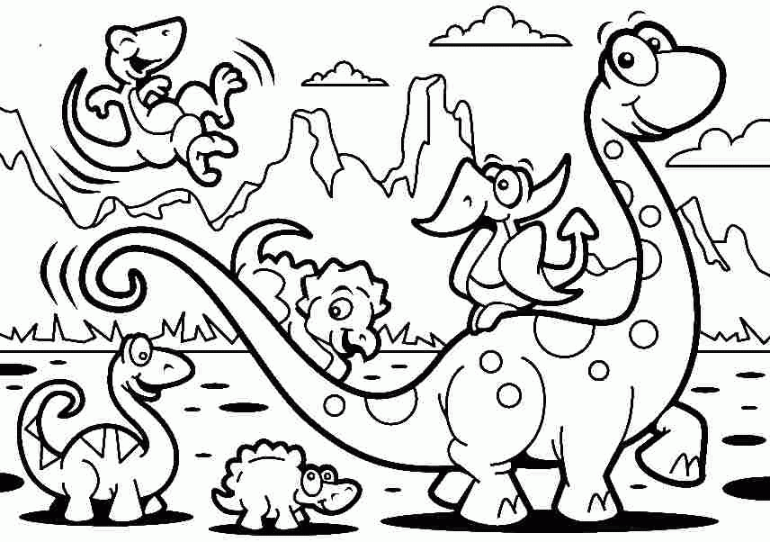 Best Photos of Dinosaur Coloring Pages For Preschoolers - Cute ...