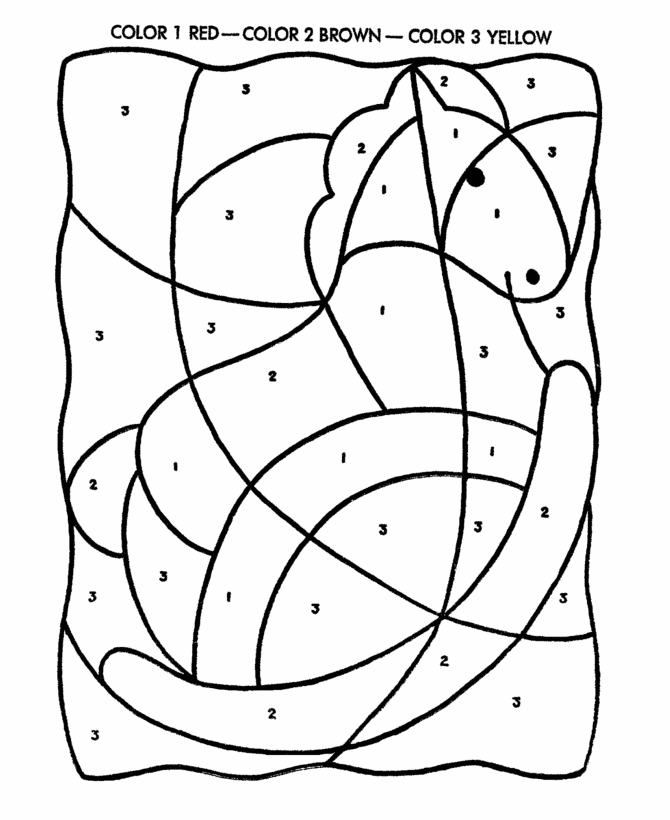 Hidden Picture Coloring Page | Fill in the colors to find hidden
