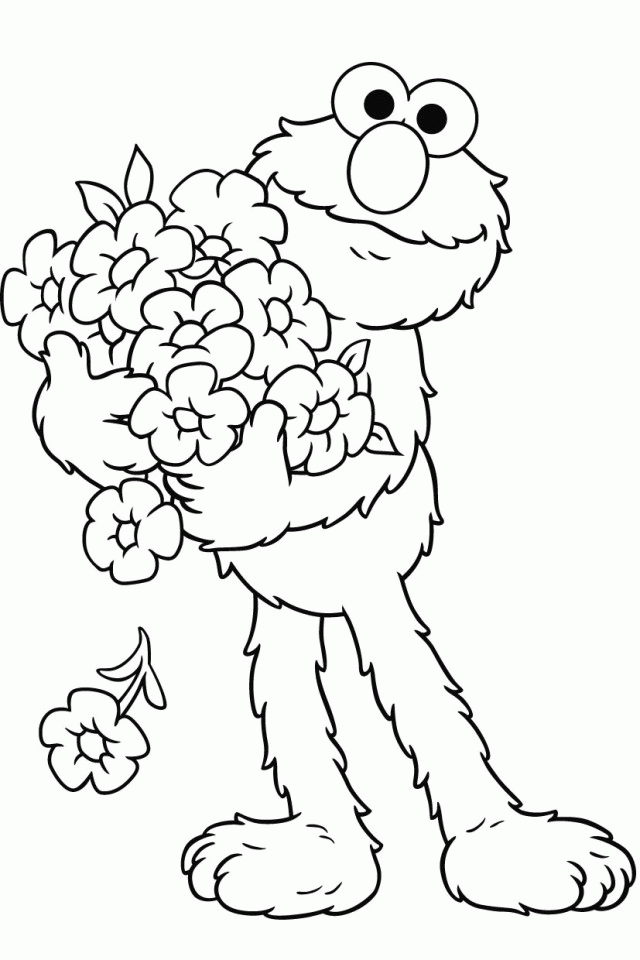 elmo Coloring page | download free printable coloring pages