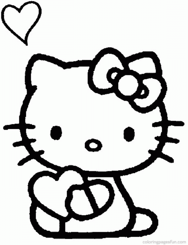 Hello Kitty Coloring Pages 19 | Free Printable Coloring Pages