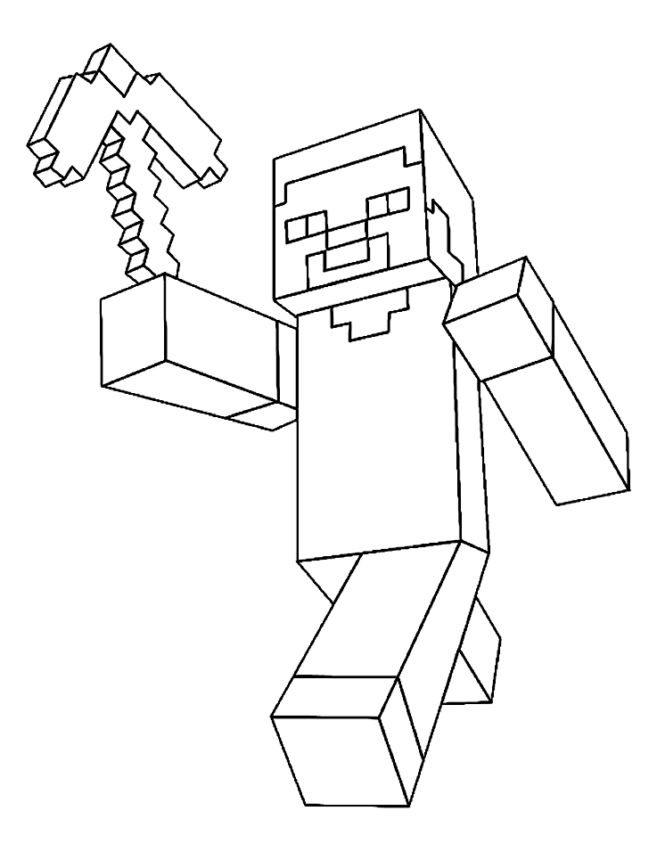 Minecraft wonder dragon Colouring Pages