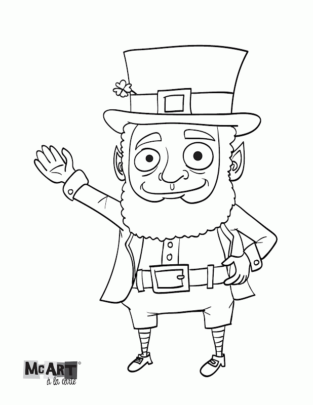 Coloring Pages Of Leprechauns | Best Coloring Pages