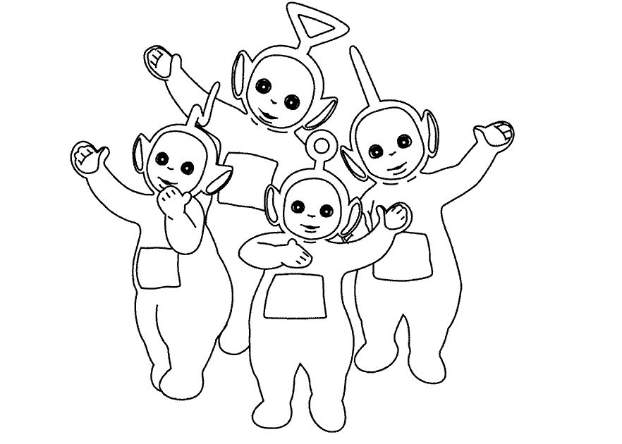 Teletubbies Said Hii Coloring Pages Free : New Coloring Pages