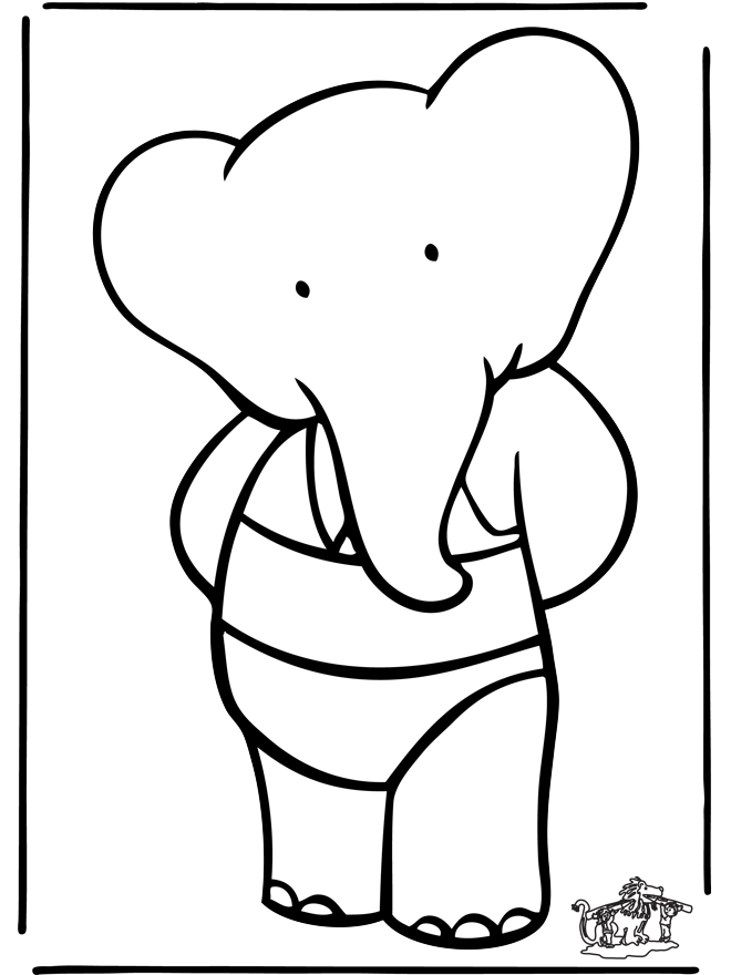 Babar Coloring Pages 10 | Free Printable Coloring Pages