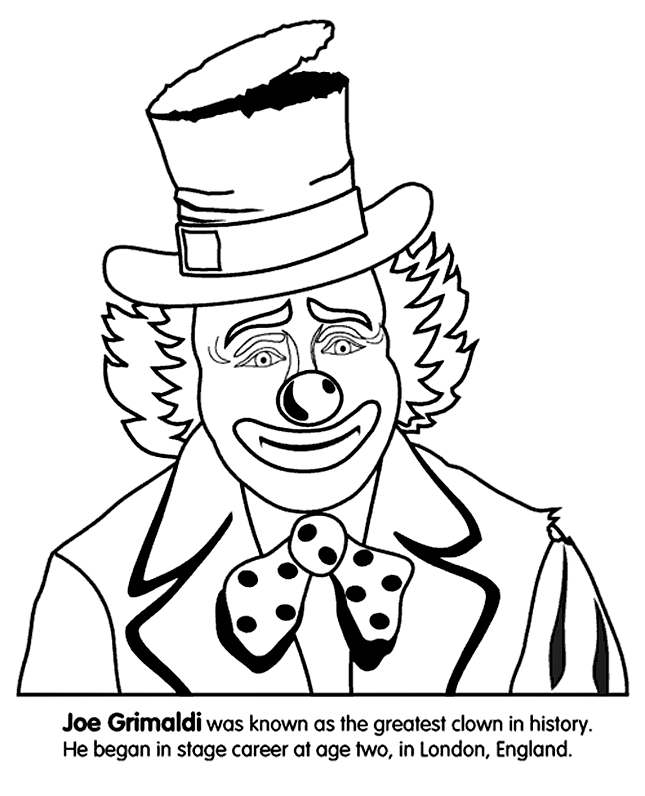 Clown-coloring-pages-7 | Free Coloring Page Site