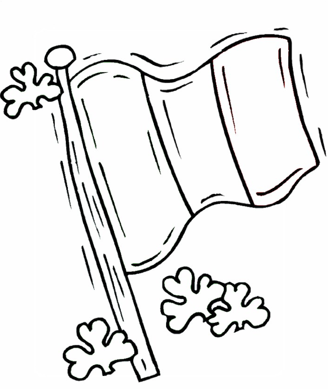 Irish Flag Coloring Page & Coloring Book