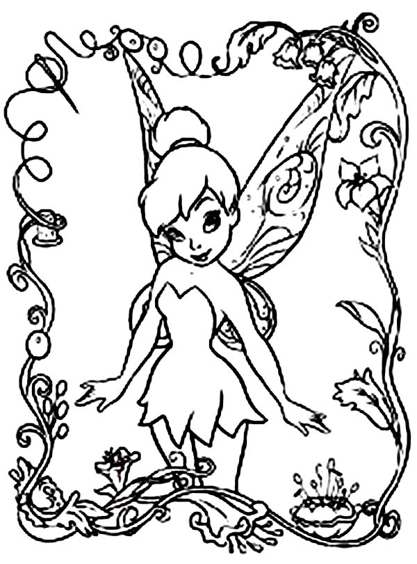 Disney Fairy Colouring Pages To Print - Coloring