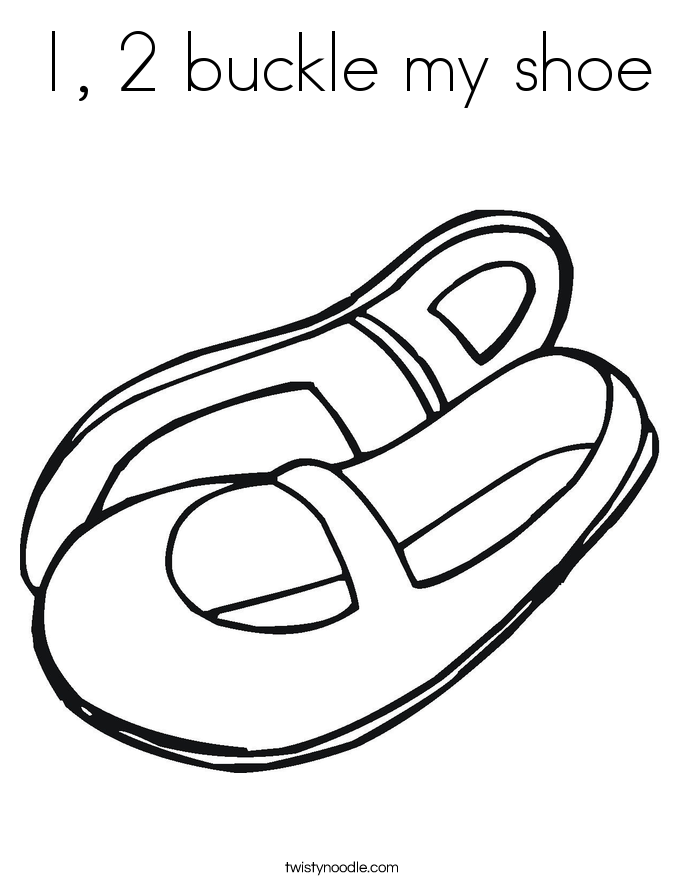 Shoe - Coloring Pages for Kids and for Adults