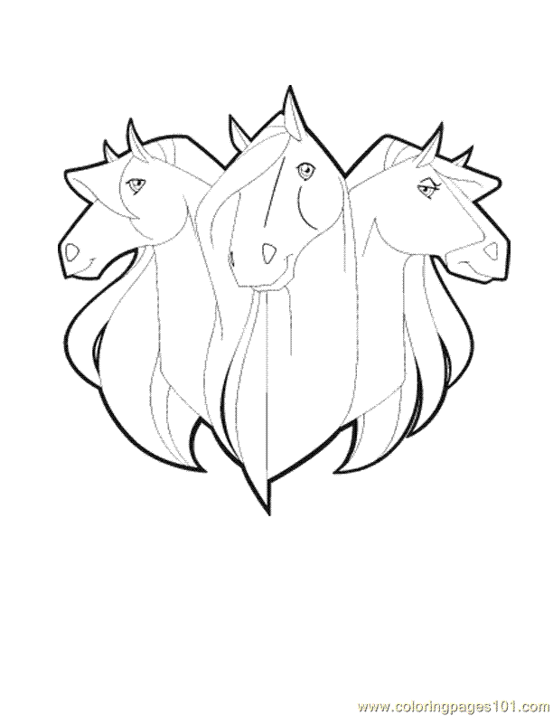 Coloring Pages Horseland 01 (Cartoons > Horseland) - free