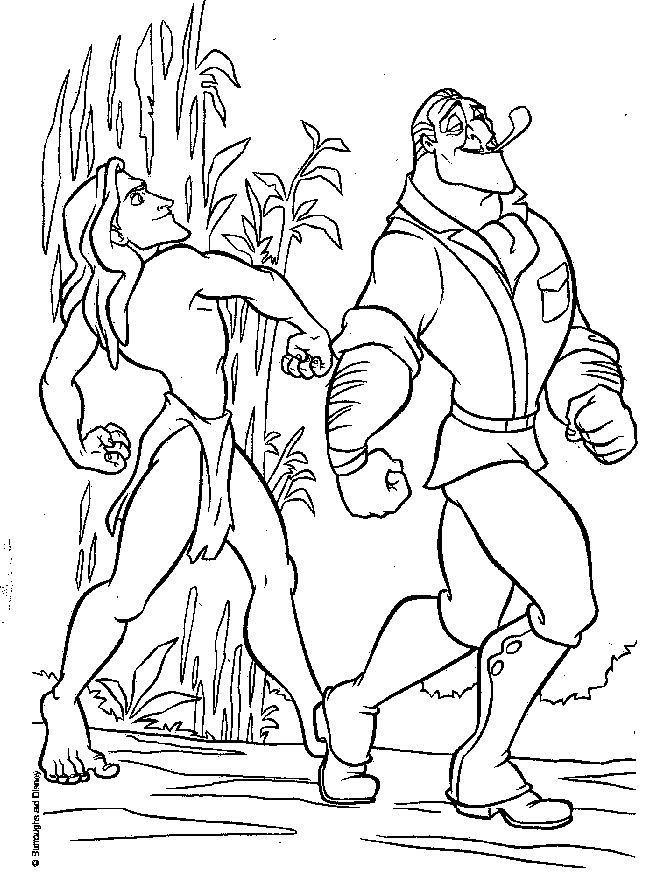 tarzan family portrait Colouring Pages (page 3)