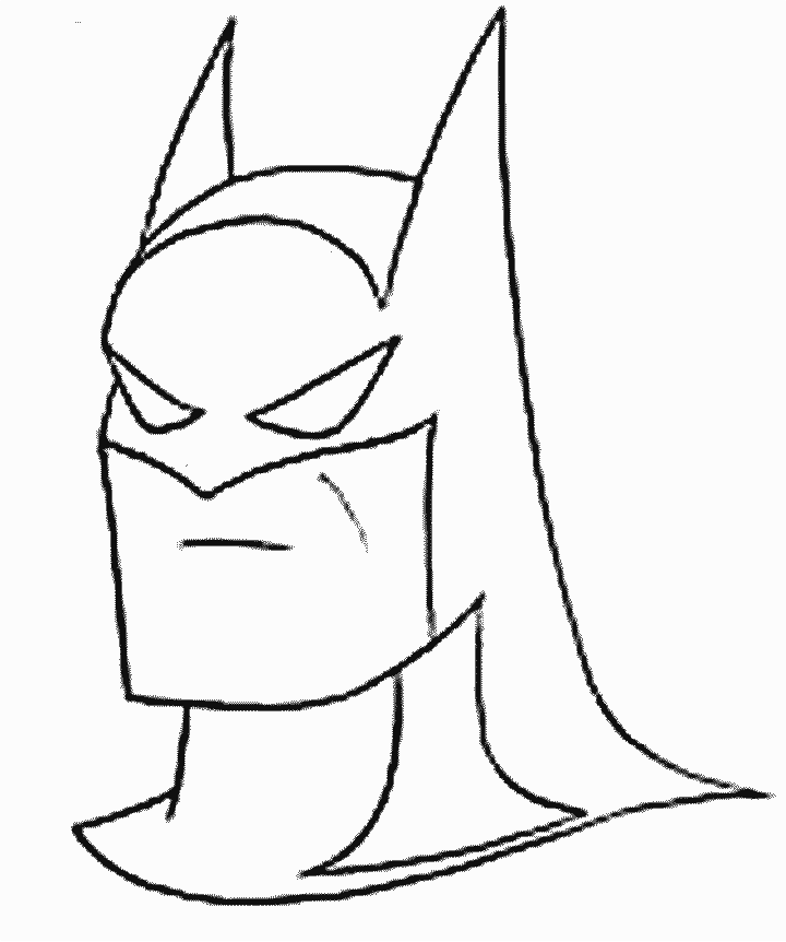 Batman Symbol Coloring Page