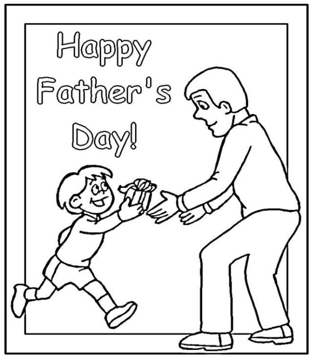 Free Coloring Pages: Fathers Day Coloring Pages For Kids