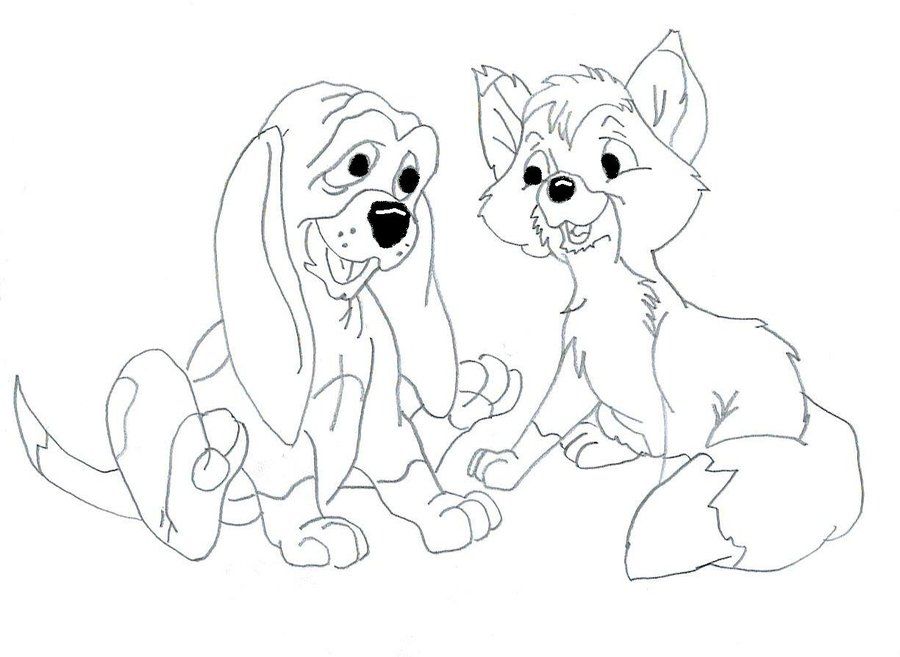 The Fox and The Hound by snowangel2012 on deviantART