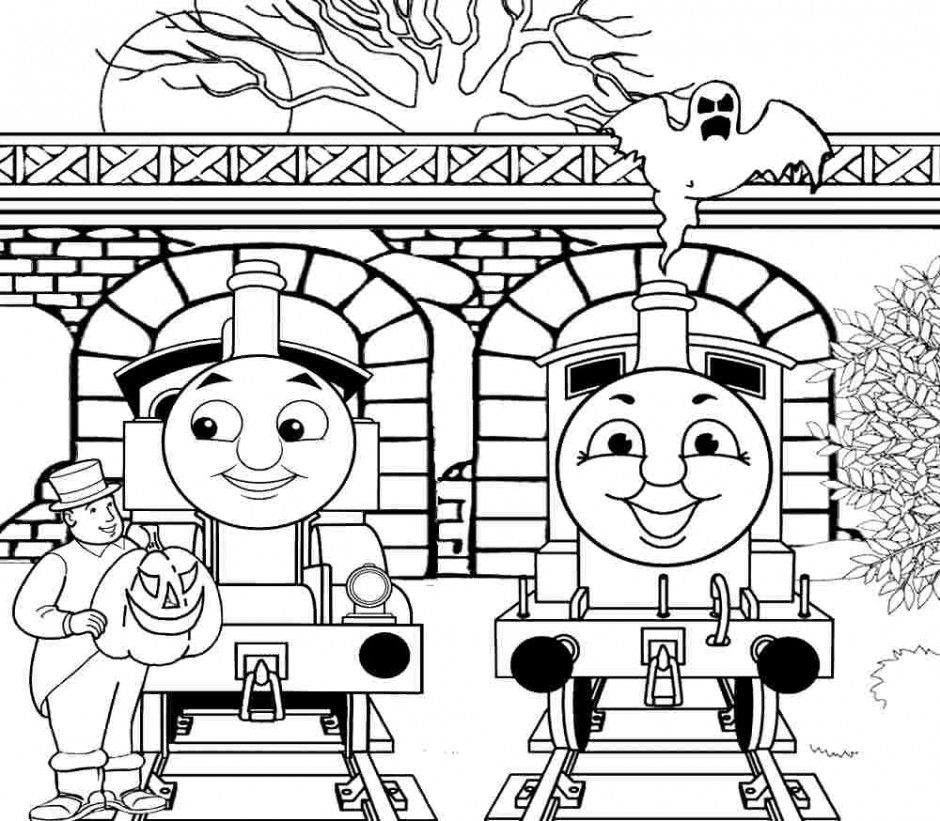 Thomas The Tank Engine Coloring Sheet ABCs Of Family 57342