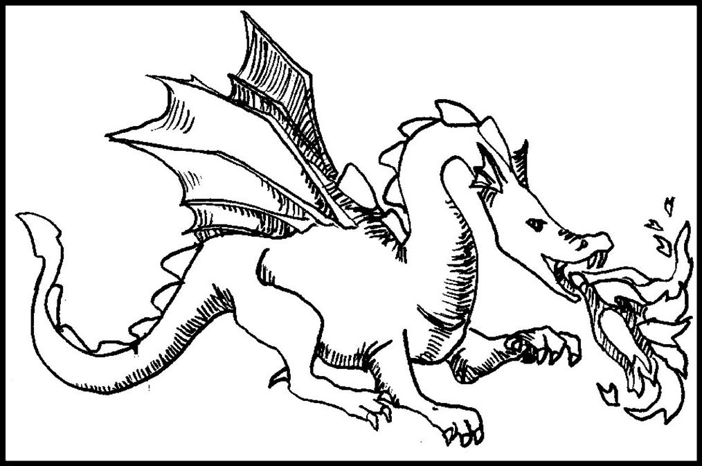 Dragon Coloring Pages : Printable Coloring Pages