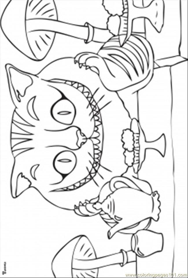 chesser cat Colouring Pages