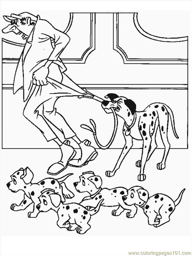 102 dalmations Colouring Pages (page 3)